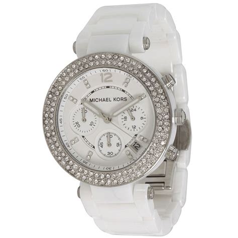 Michael Kors Women’s MK5654 Parker Chronograph White 